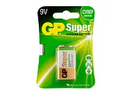 Элемент питания GP Super «Крона» (6LR61/6LF22/MN1604), 1 шт., 9 В, алкалиновый