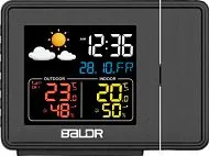 Часы проекционные BALDR B0367WST2H2R-V1 с датчиком, черные