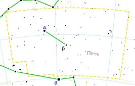 Созвездие Печь: легенды и факты