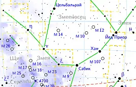 Дзета Змееносца – звезда, которая убегает