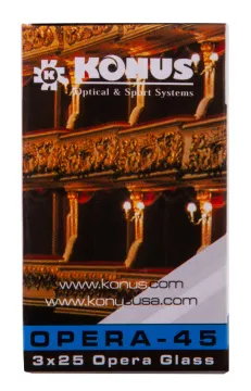 Театральный бинокль Konus 3x25 Black, изображение 15