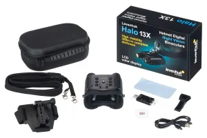 Бинокль цифровой ночного видения Levenhuk Halo 13X Helmet, с креплением на голову, изображение 2