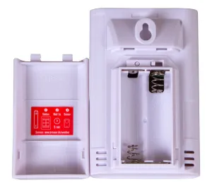 Метеостанция (настенные часы) Bresser TemeoTrend JC LCD с радиоуправлением, белая, изображение 9