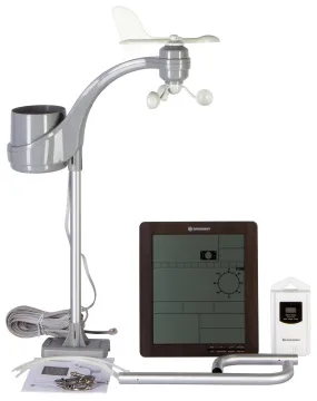 Метеостанция Bresser ClimaTemp XXL в корпусе под дерево, изображение 2