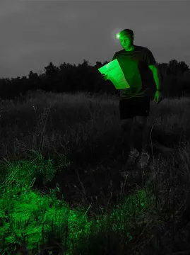 Мультифонарь Armytek Wizard C2 WG Magnet USB, белый и зеленый свет, изображение 6