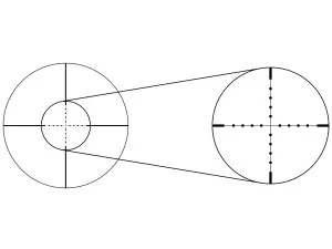 Прицел оптический GAUT Quartz 4–12x40, сетка 3 (Mil-Dot), изображение 6