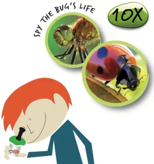 Банка для насекомых Navir «Обзор 360» с микроскопом 10x и пинцетом, прозрачная, изображение 3