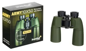 Бинокль Levenhuk Army 10x50 с сеткой, изображение 6