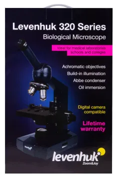 Микроскоп Levenhuk 320 BASE, монокулярный, изображение 18