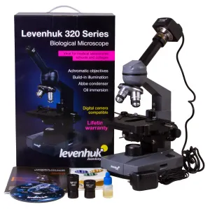 Микроскоп цифровой Levenhuk D320L PLUS, 3,1 Мпикс, монокулярный, изображение 2