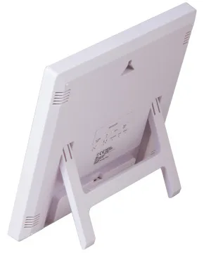 Метеостанция (настенные часы) Bresser TemeoTrend JC LCD с радиоуправлением, белая, изображение 5