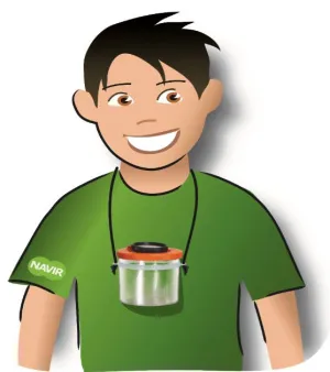 Банка для насекомых Navir с лупой 2x/4x и пинцетом, изображение 3