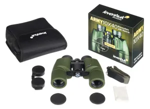 Бинокль Levenhuk Army 10x40 с сеткой, изображение 5